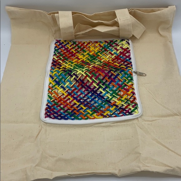 Hand-sewn Brazilian clutch/Tote bag - Picture 3 of 5